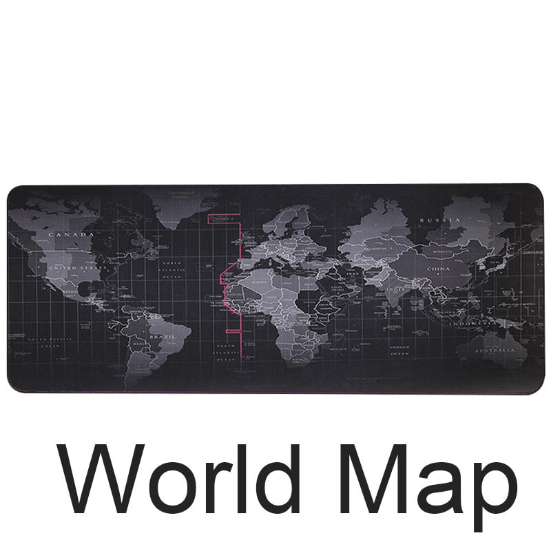 Gaming Mouse Pad Large Mouse Pad Gamer Computer Mousepad 900x400 Big Mouse Mat World Map XXL Mause Pad Laptop Keyboard Desk Mat