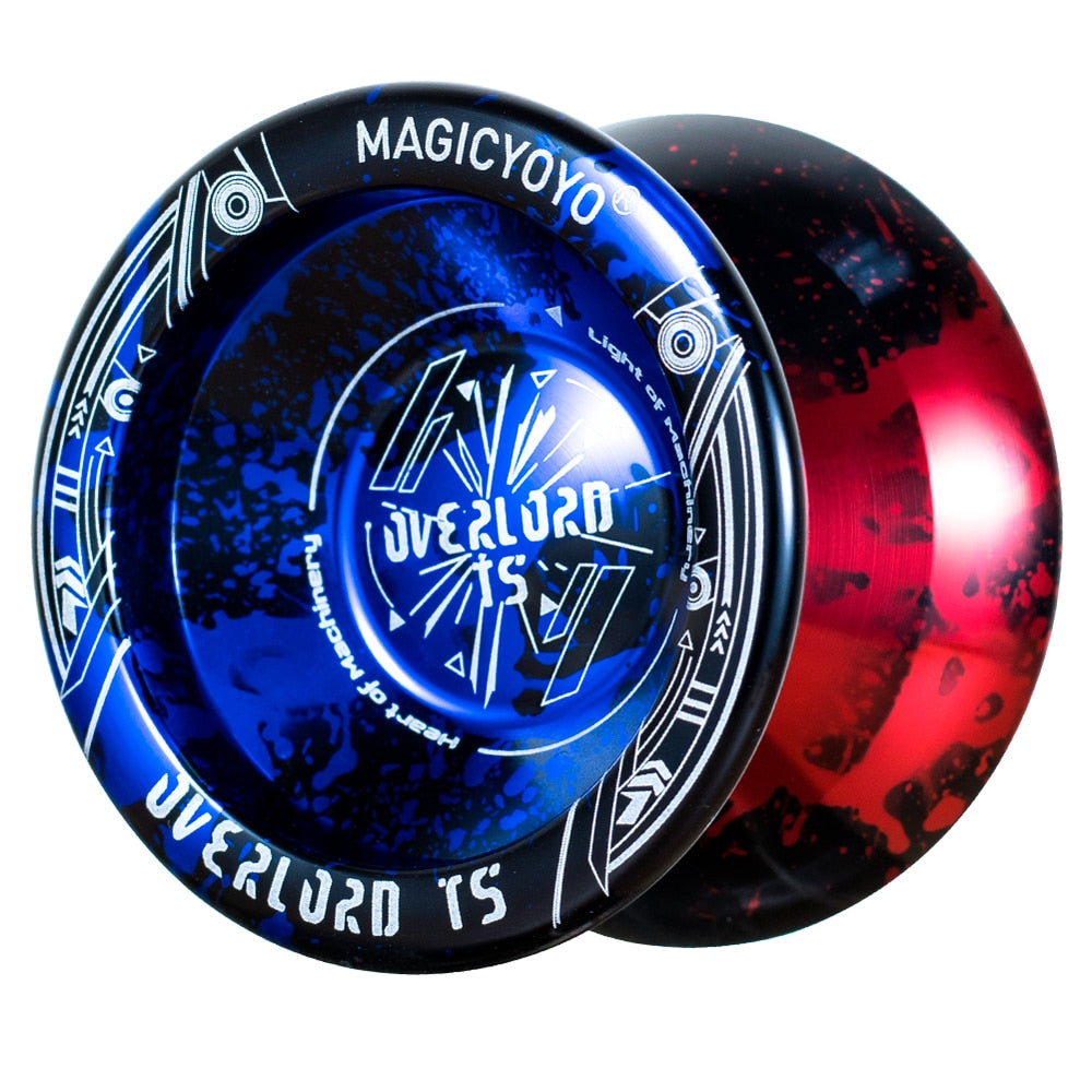 MAGICYOYO T5 OVERLORD Unresponsive Yoyo, Aluminum Alloy Metal Professional Yoyo,Bonus - 5 Strings, Yo-Yo Bag, Glove