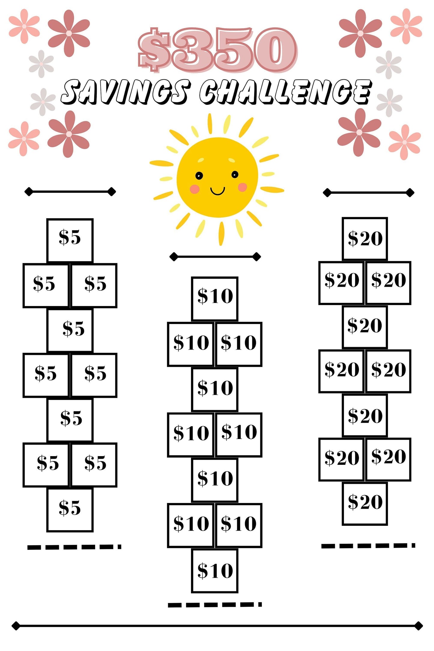 Hopscotch Savings Challenge