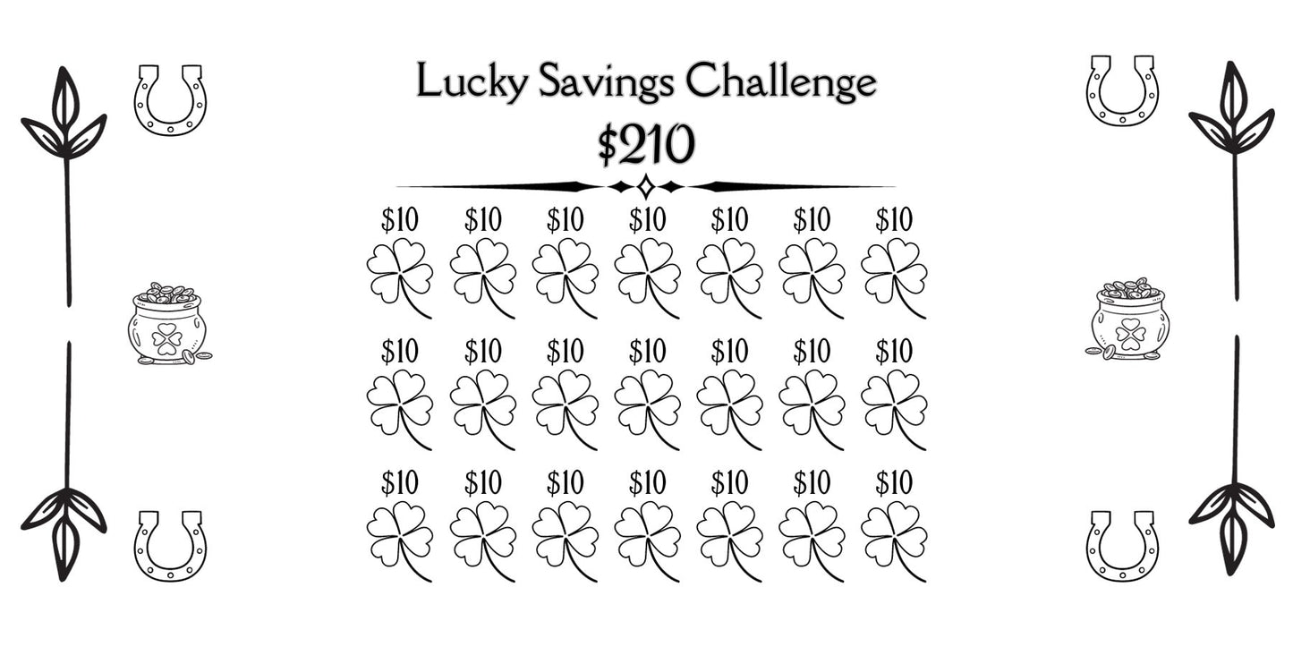 Mini Savings Challenges - FULL 12 Month Bundle