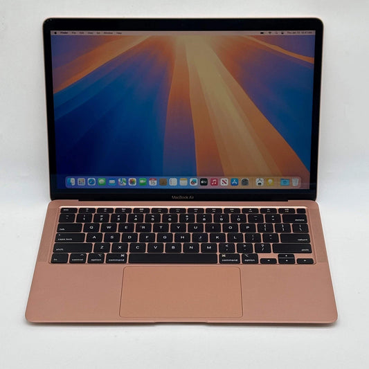 2020 13" Rose Gold MacBook Air: M1 CPU, 8GB, 256GB SSD, MacOS Tahoe