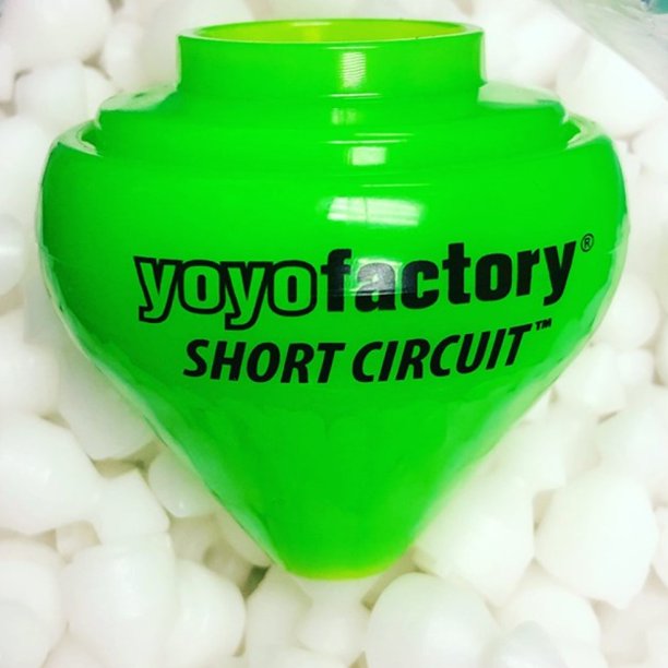 YoYo Factory Short Circuit Spin Top - Solid Green